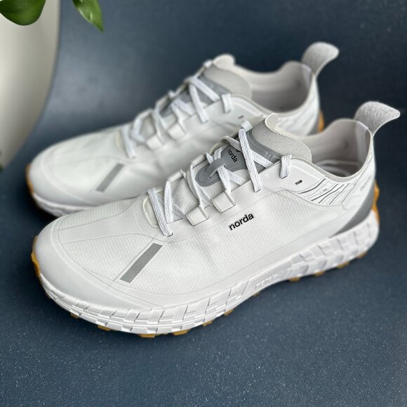 NEW Norda 001A - Men's 12 - White Gum - Trail Running Shoe - 001 A - Picture 2 of 14